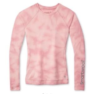 NWT Smartwool Womens Classic Merino Thermal Base Layer Logo Color Rose Marble